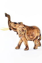 Load image into Gallery viewer, Kenyan Jacaranda Wood Jumbo Trumpeting Elephant
