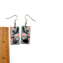 Load image into Gallery viewer, Atomic Cats Mid Century Style Earrings
