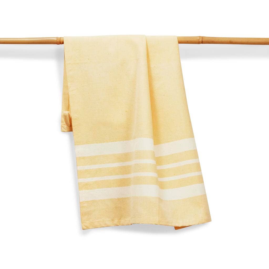 BUTTER Kitchen Towel, Handwoven Cotton