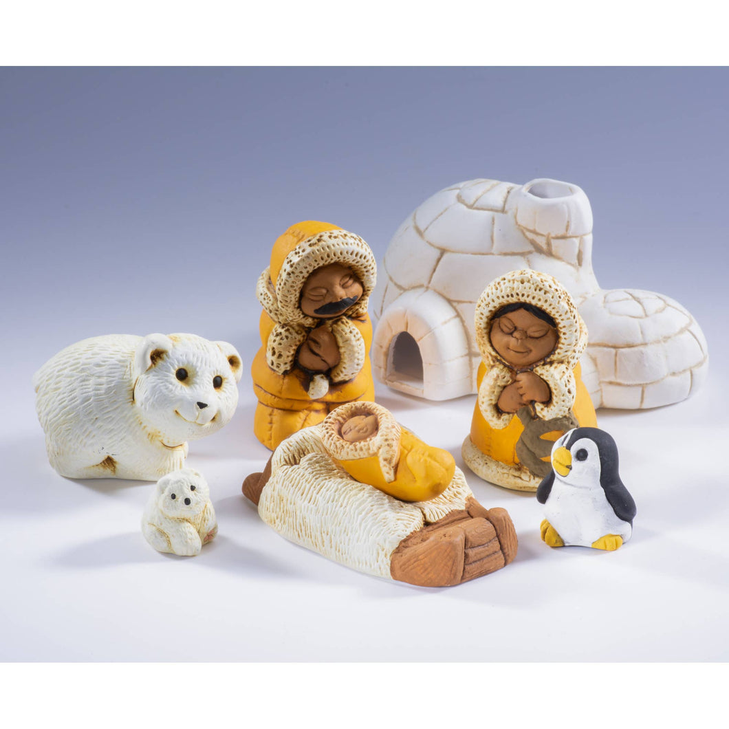 North Pole Christmas Small Nativity Set