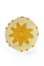 Load image into Gallery viewer, Small Yellow Sisal Wall Basket
