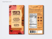 Load image into Gallery viewer, Ginger Plantain Crunch Chocolate Bar
