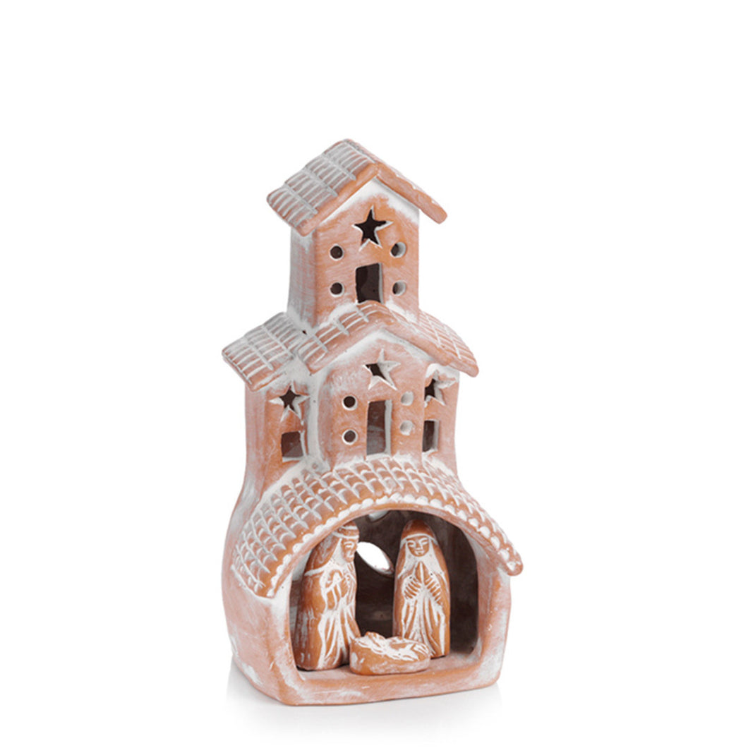 Terracotta Chimney Nativity