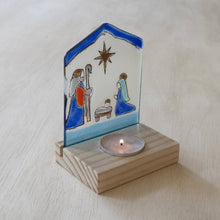 Load image into Gallery viewer, Glass Nativity House
