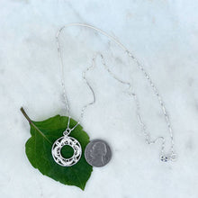Load image into Gallery viewer, Sacred Circle Sterling Silver Necklace
