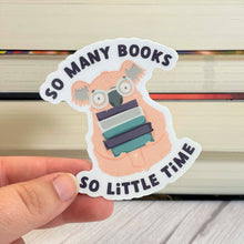 Load image into Gallery viewer, So Many Books Koala Sticker

