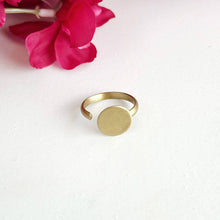 Load image into Gallery viewer, Brass Open Orbit Ring
