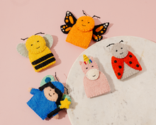 Load image into Gallery viewer, Felt Fairy Garden Finger Puppets
