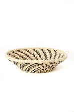 Load image into Gallery viewer, Cream Ugandan Sata Baskets with Black Spirals
