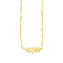 Load image into Gallery viewer, Gold Fern Necklace
