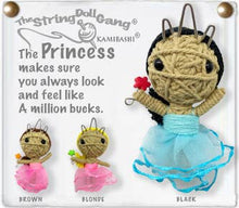 Load image into Gallery viewer, The Princess String Doll Keychain
