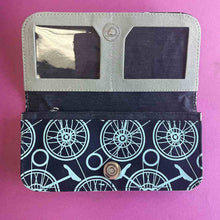 Load image into Gallery viewer, Blue Bikes Cotton Long Wallet
