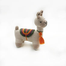 Load image into Gallery viewer, Crocheted Llama Stuffed Animal
