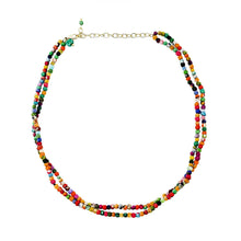 Load image into Gallery viewer, Kantha Milieu Double Strand Necklace
