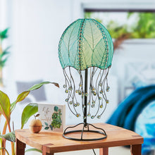 Load image into Gallery viewer, Jellyfish Cocoa Leaves Table Lamp
