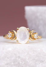 Load image into Gallery viewer, Starlight Moonstone Ring
