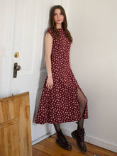 Load image into Gallery viewer, Elise Burgundy Bouquet Sheath Dress
