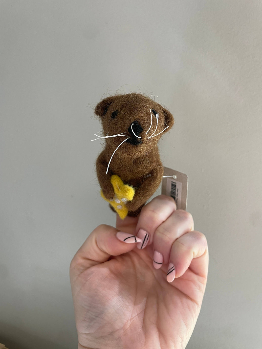 Sea Otter Finger Puppet