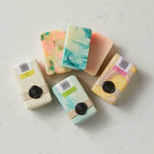 Load image into Gallery viewer, Coconut Lime Marbled Soap
