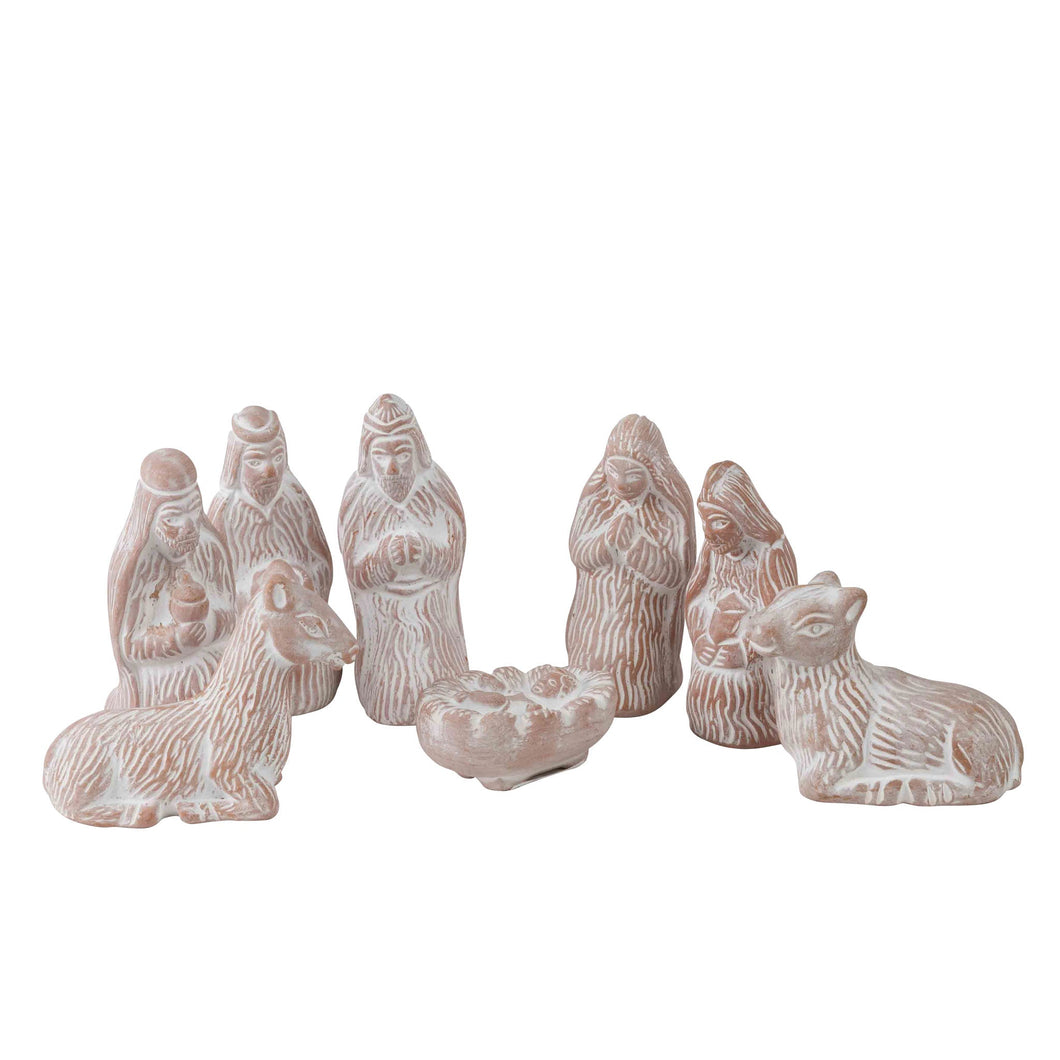 Silent Night Terracotta Nativity