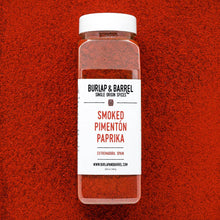 Load image into Gallery viewer, Smoked Pimenton Paprika - Single Origin Spice &amp; Seasoning: 1.8 oz glass jar
