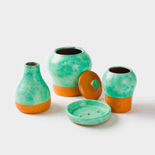 Load image into Gallery viewer, Washed Verdigris Bud Vase
