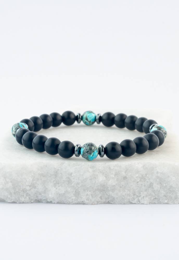 Wear Blue Men's Emperor Stone Bracelet