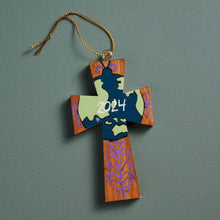 Load image into Gallery viewer, Peace On Earth Cross Ornament - Collectible 2024
