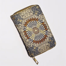 Load image into Gallery viewer, Turkish Rug Inspired Small Zip Close Wallet
