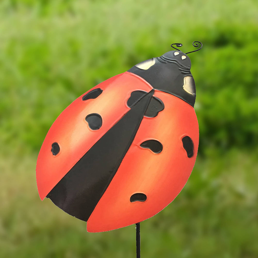 Lady Bug Garden Stake