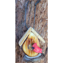 Load image into Gallery viewer, Tagua Nut Bird House Ornaments
