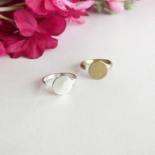 Load image into Gallery viewer, Brass Open Orbit Ring
