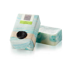 Load image into Gallery viewer, Coconut Lime Marbled Soap
