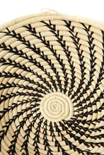 Load image into Gallery viewer, Cream Ugandan Sata Baskets with Black Spirals
