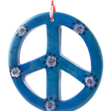 Load image into Gallery viewer, Soapstone Peace Sign Ornament
