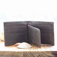 Load image into Gallery viewer, BIFOLD Italian Mocha Leather Wallet
