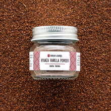 Load image into Gallery viewer, Nyanza Vanilla Powder - Single Origin Spice &amp; Seasoning: 0.9 oz glass jar
