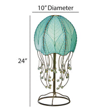 Load image into Gallery viewer, Jellyfish Cocoa Leaves Table Lamp
