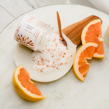 Load image into Gallery viewer, Grapefruit Jasmine Salt &amp; Essential Oil Bath Soak
