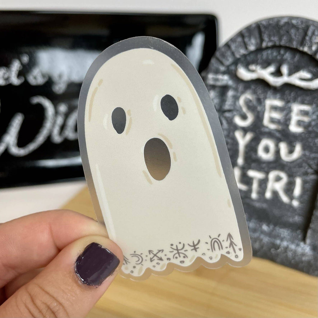 Cream Magic Ghost Clear Sticker