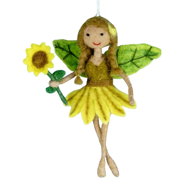 Sunflower Fairy Ornament