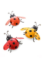 Load image into Gallery viewer, Recycled Metal Ladybug Sculpture
