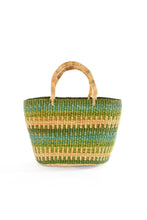 Load image into Gallery viewer, Labadi Beach Patterned Grass Tote
