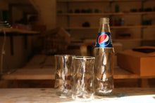 Load image into Gallery viewer, Upcycled Pepsi Drinking Glasses (5 Ounces)
