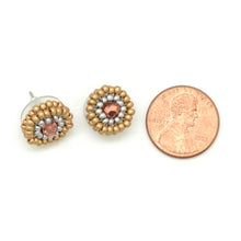 Load image into Gallery viewer, Beaded Dot Earrings
