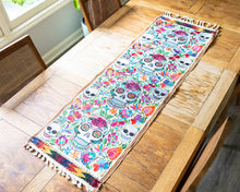 Load image into Gallery viewer, Sugar Skull Table Runner 50&quot;
