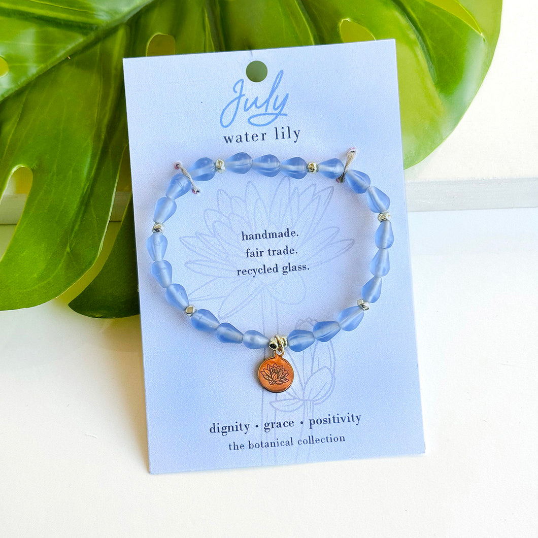 July Botanical Bracelet