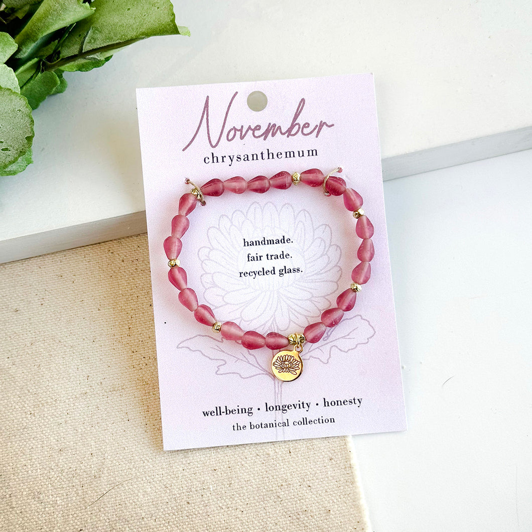 November Botanical Bracelet