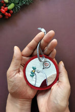 Load image into Gallery viewer, Delicate Dove Ornament, Crafted by Syrian refugees living in Lebanon
