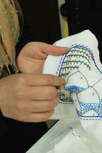 Load image into Gallery viewer, Delicate Dove Ornament, Crafted by Syrian refugees living in Lebanon
